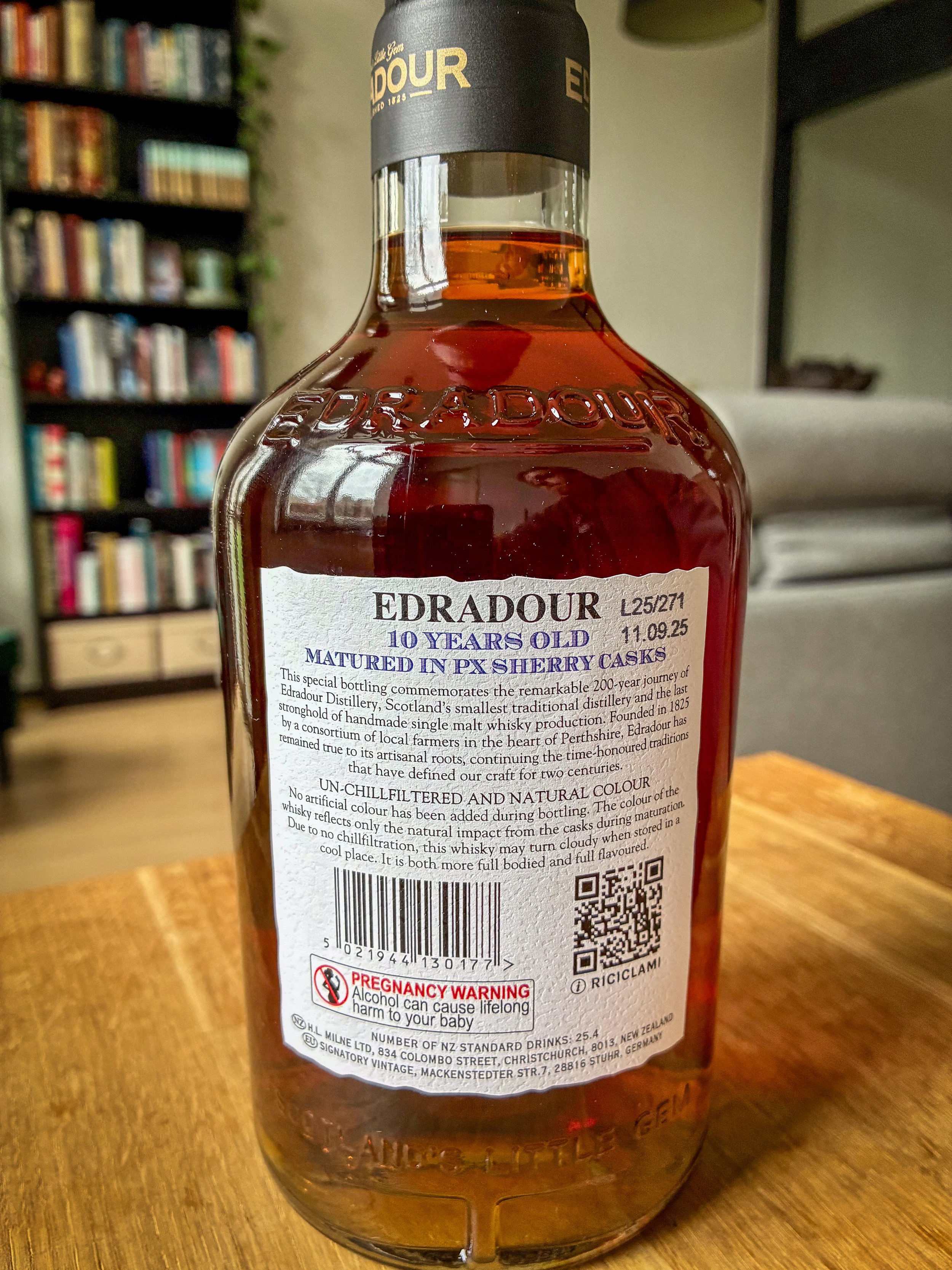 Edradour 10yo PX Small Batch — Dramface